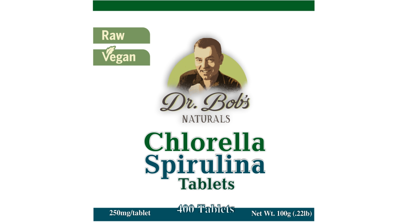 Spirulina/Chlorella Tablets 100 grams